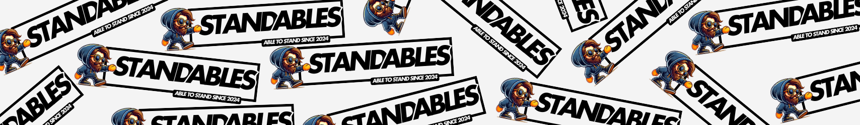 Logo Standables wild angeordnete Logos